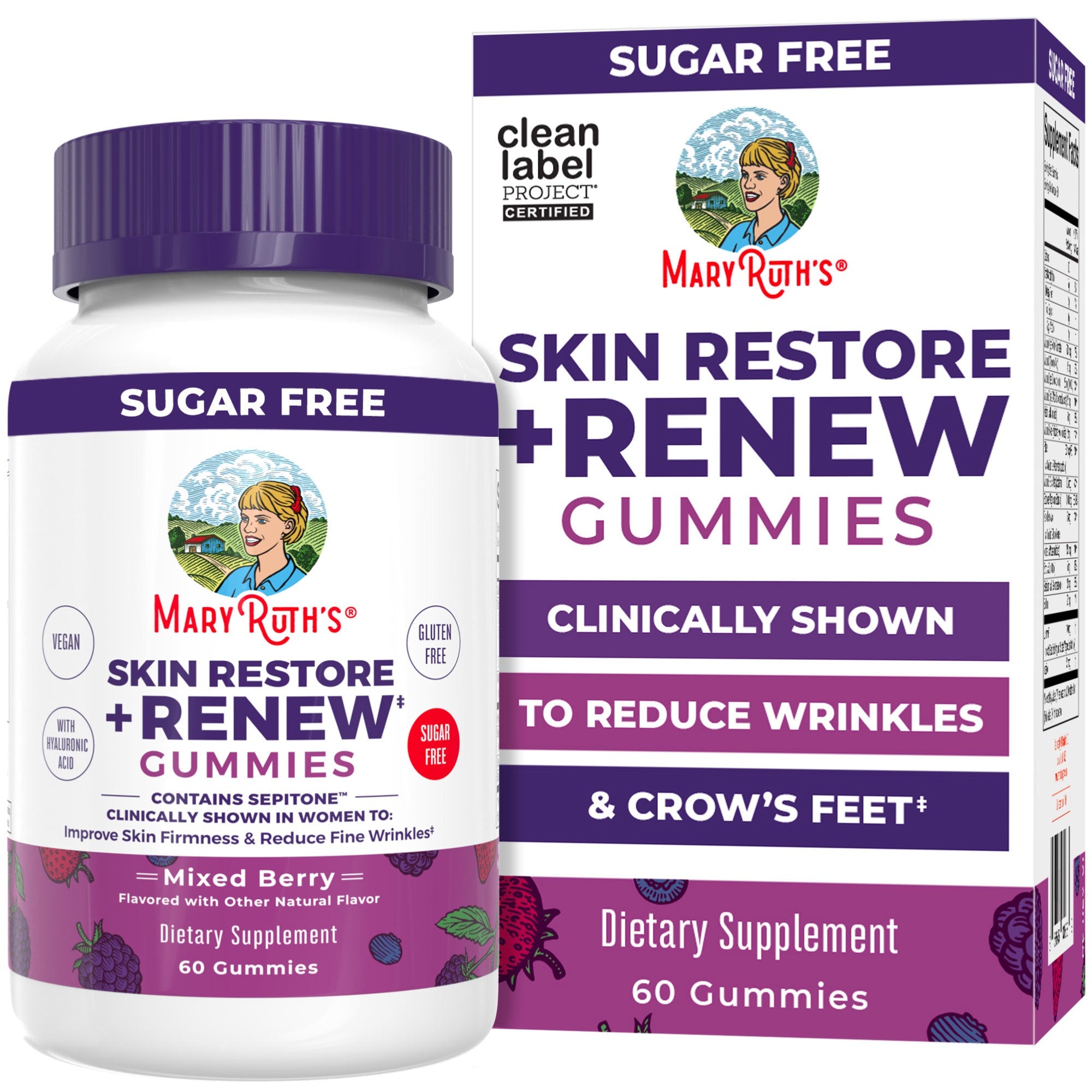 Skin Restore + Renew Gummies