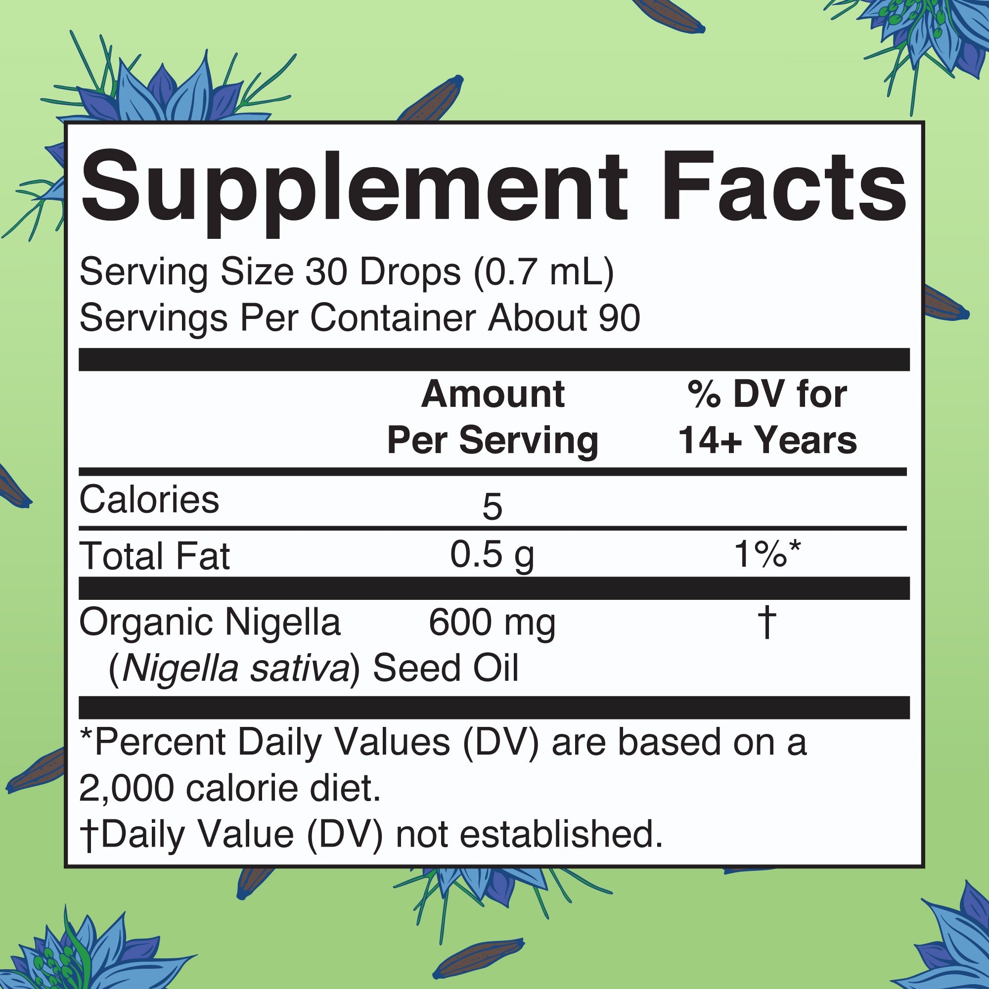 Organic Black Seed Oil Liquid Drops