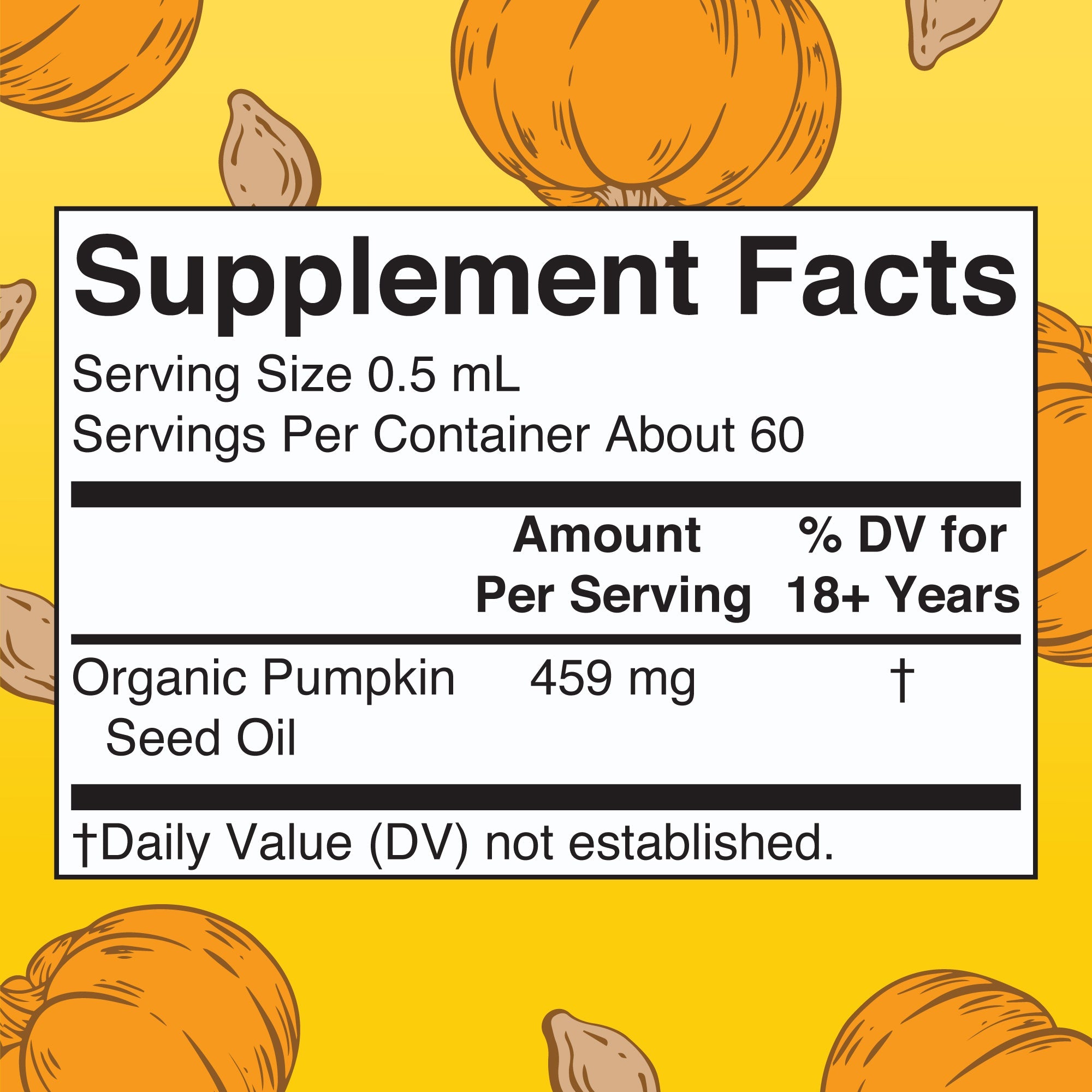 Organic Pumpkin Seed Oil Liquid Drops