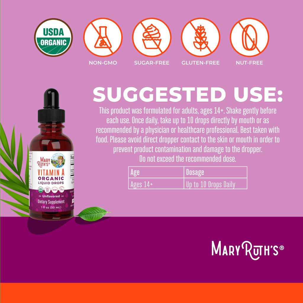 Vitamin A Organic Liquid Drops