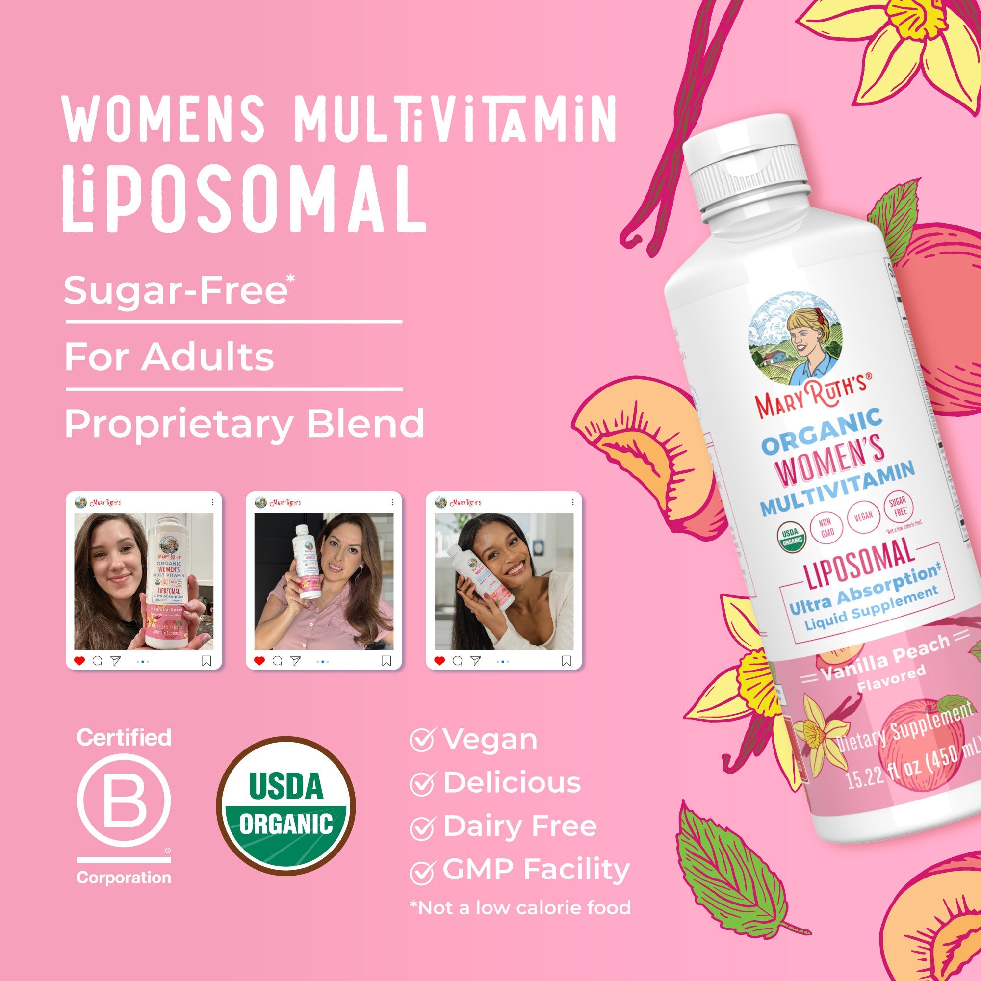 Women's Organic Multivitamin Liposomal